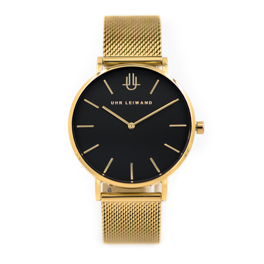 Uhr Leiwand Wien | Modell Innere Stadt | Gold Mesh