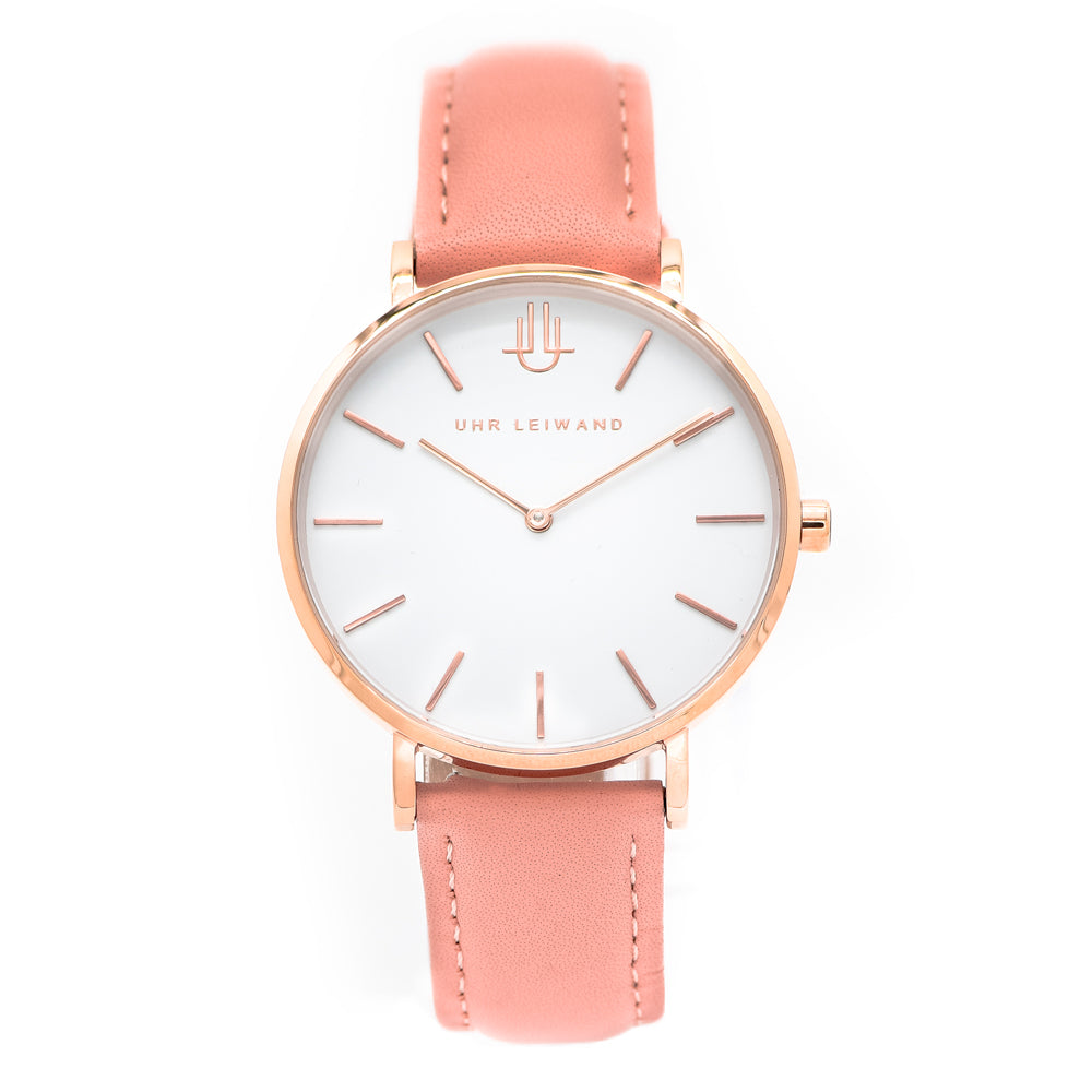 Uhr Leiwand | Modell Margareten | Leather