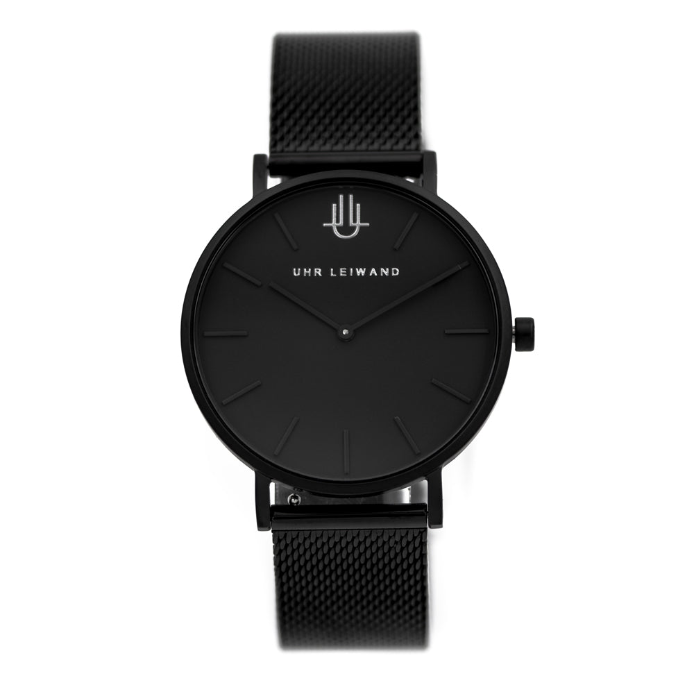 Uhr Leiwand | Modell Neubau | Black Mesh