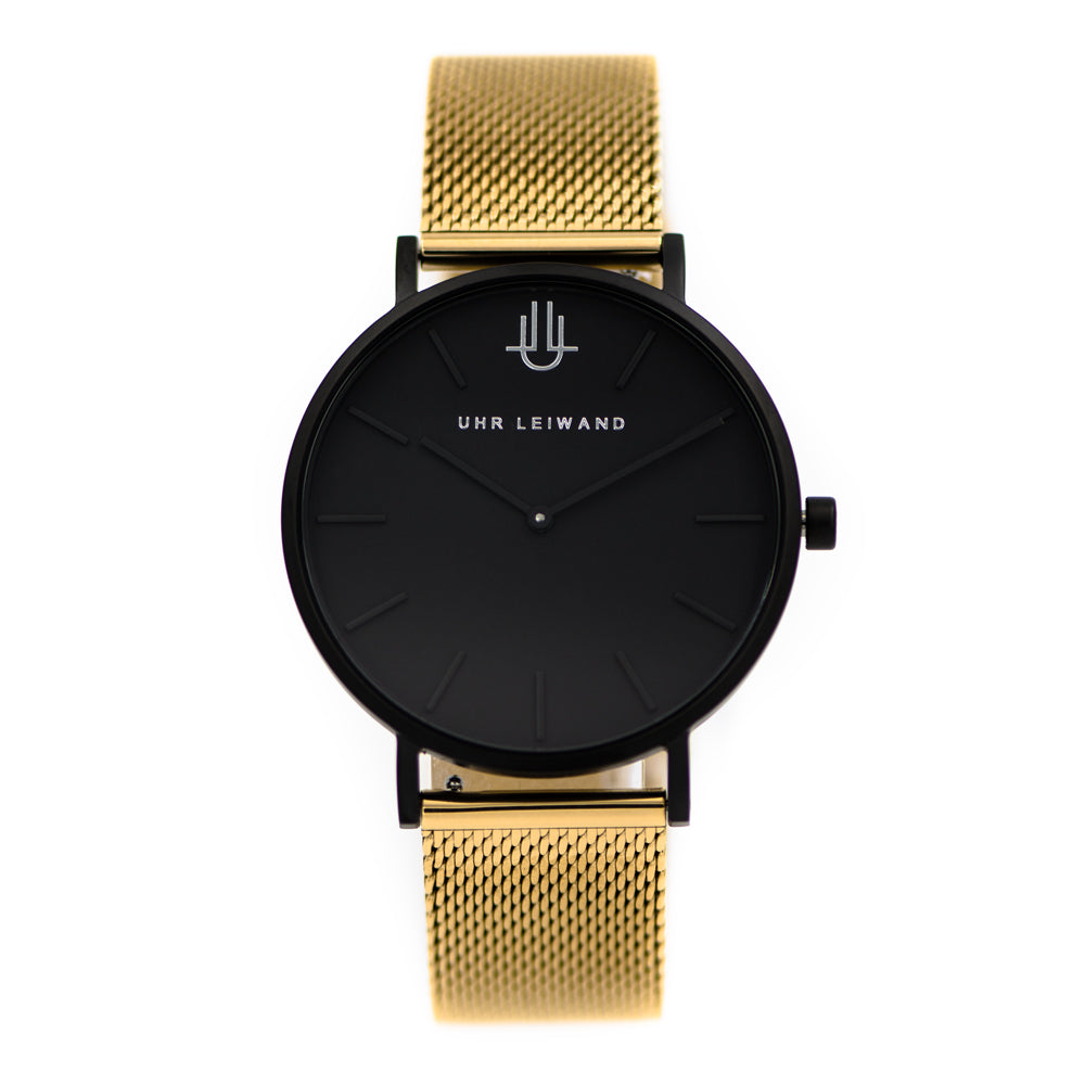 Uhr Leiwand Wien | Modell Neubau | Mesh Gold